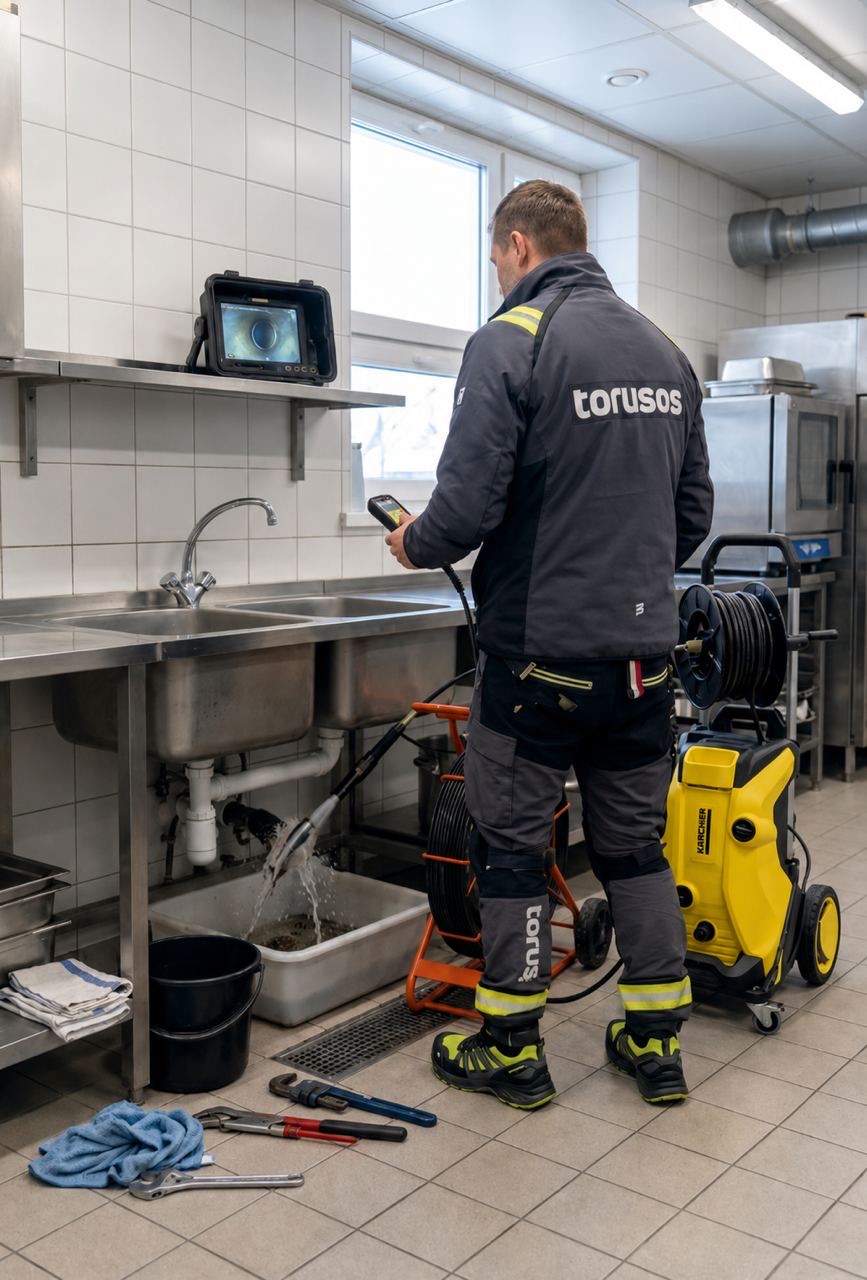 Rothenberger torupesumasin meeskonnaga objektil