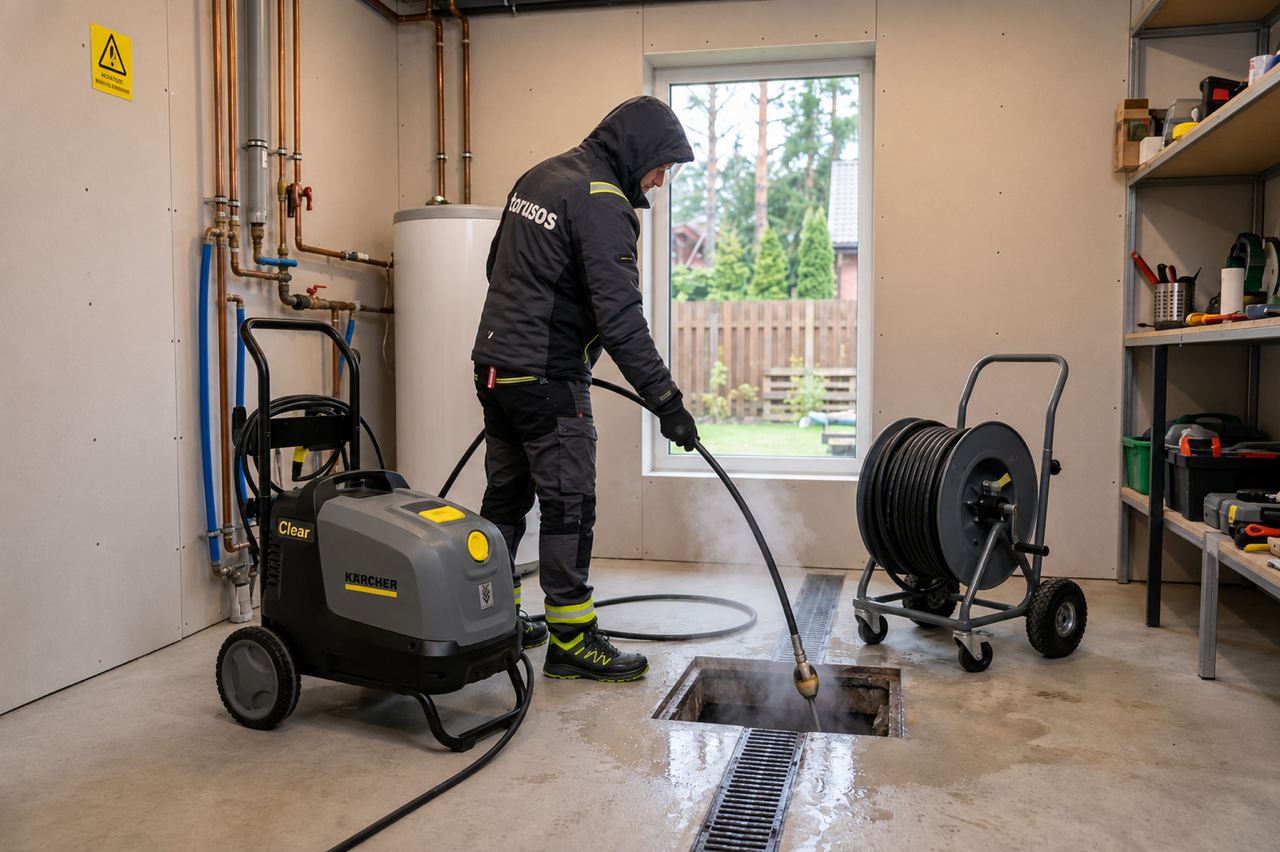 Karcher HD professionaalne kõrgsurvepesur kanalisatsioonile